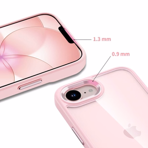Tech-Protect Magmat -suojakuori iPhone 16e / 17e:lle - läpinäkyvä vaaleanpunainen