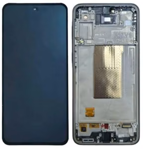LCD screen Samsung A376 A37 5G with touch screen and frame Grey Green original (service pack)