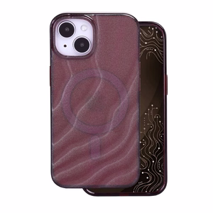 Tecto Shield Desert Mag -suojakuori mallille iPhone 13 / 14 6,1", mahonginvärinen