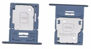 SIM card holder Samsung A155 A15 4G Blue original (service pack)