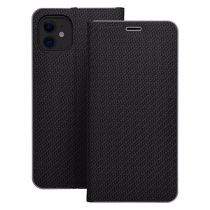 Läppäsuojakuori iPhone 14 PRO:lle Luna Book Carbon musta