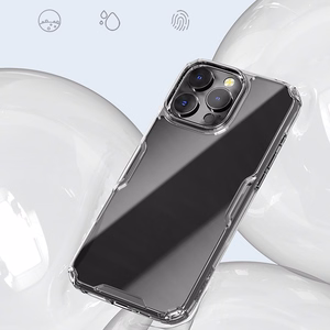 Nillkin Nature Pro kotelo iPhone 16 Pro Max - lapinakyvä ja valkoinen