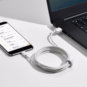 Baseus Simple Wisdom Data Cable Kit USB to Micro 2.1A (2PCS/Set) 1.5m White