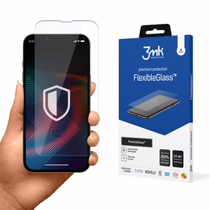 Karkaistua lasia iPhone 14 Pro / iPhone 14 hybrid flexi 7H 3mk FlexibleGlass -sarjasta iPhone 14 Pro / iPhone 14 hybridiin 7H