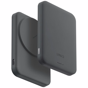 Uniq Lyden Lexa Magneettinen 5000mAh PD USB-C MagSafe Varavirtalähde - harmaa