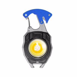 Mini LED-taskulamppu avaimenperä W5147 Type C 2 ruuvimeisselillä sininen