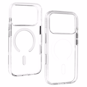 Liavec Pure -suojakuori kameran ohjauspainikkeella mallille iPhone 18 Pro Max/17 Pro Max, valkoinen
