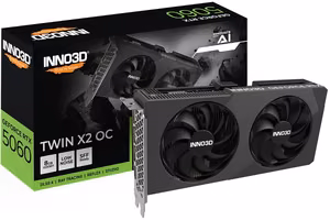 INNO3D RTX 5060 Twin X2 OC 8GB -näytönohjain