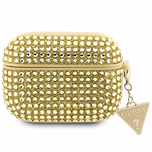 Guess Rhinestone Triangle suojakuori AirPods Pro 2:lle (2022/2023) - kultainen