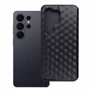 Musta Cubic Book -lompakkokotelo Motorola G57 POWER -puhelimelle