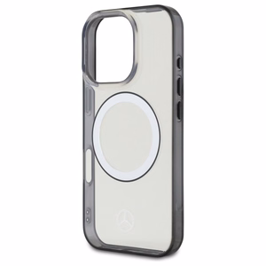 Mercedes Printed Logo MagSafe Suojakuori iPhone 16 Pro:lle - kirkas