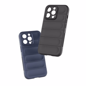 Magic Shield Kotelo iPhone 13 Pro joustava panssaroitu suojus tummansininen