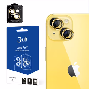 Apple iPhone 14 - 3mk Lens Protection Pro keltainen