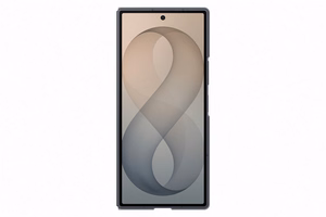 Samsung Silicone Magnet Case for Samsung Galaxy Z Fold 8 compatible with MagSafe + 2 anti-reflective films - black