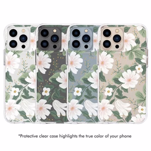 Rifle Paper Clear suojakuori iPhone 13 Pro -laitteelle, Willow -kuvioinen