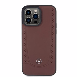 Mercedes MEHCP15LARMRE iPhone 15 Pro 6.1" punainen/punainen kovakotelo Leather Urban Bengale