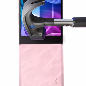 Infinix Zero Flip (front) – 3mk Silky Matt Pro puhelimen näytönsuoja