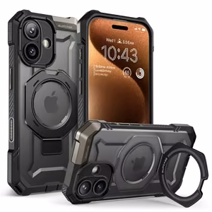 Supcase UB Grip Mag MagSafe Suojakuori iPhone 17:lle - Musta