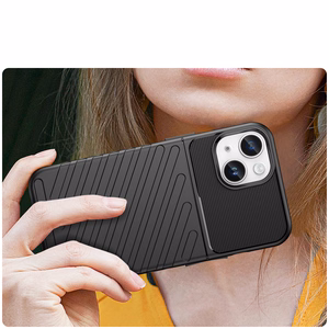 Thunder Case iPhone 14 panssaroitu kotelo musta