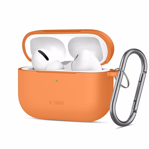 Tech-Protect Silikoninen Hook Suojakuori AirPods Pro:lle - Oranssi