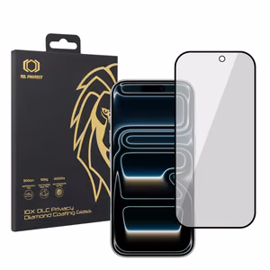 Karkaistu lasi Tel Protect 10X Privacy DLC Diamond Coating iPhone 17 Pro Maxille