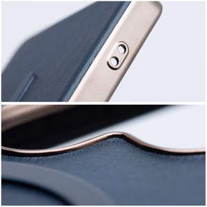 Gentleman Mag Cover Suojakuori iPhone 14 PRO:lle - MagSafe-yhteensopiva laivastonsininen