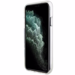 Karl Lagerfeld IML Choupette MagSafe suojakuori iPhone 11 / Xr:lle - läpinäkyvä