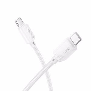 Kaapeli USB-C - USB-C Hoco 3A 60W 1 m X113 valkoinen