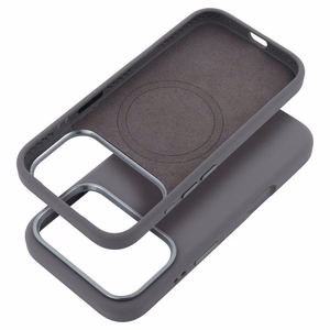 Suojakuori Samsung S26 Forcell F-Protect Frame Premium yhteensopiva MagSafe harmaa