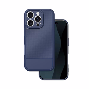 Simple Carbon suojakuori iPhone 16 Pro 6,3 sininen