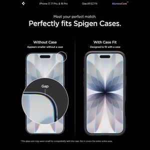 Spigen Glas.tR EZ Fit Karkaistu lasi iPhone 16 Pro / 17 / 17 Pro - 2 kpl