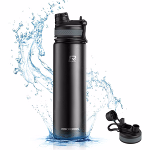 Rockbros 35210029002 lämpöeristetty pyöräjuomapullo 650 ml - musta