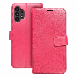 MEZZO Kirjasuojakuori Samsung A13 4G:lle mandala magenta