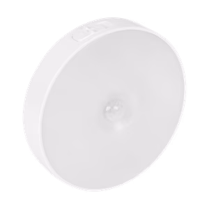 Rechargeable LED night light with magnet, motion and dusk sensors