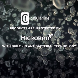 Cellularline Book Agenda -suojakuori iPhone 14 -laitteelle, materiaaliin integroidulla Microban-antibakteeriteknologialla, musta