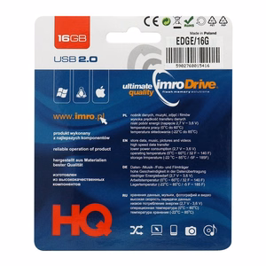 IMRO USB-muistitikku EDGE 16GB USB2.0