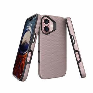 Perfectionists Triangle Mag Case iPhone 15 rose gold