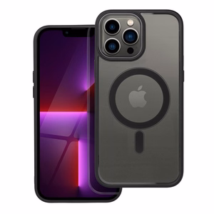 Suojakuori iPhone 13 PRO MAX:lle Color Edge Mag Cover yhteensopiva MagSafe musta