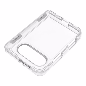 Läpinäkyvä Forcell F-Protect 4sD-i Clear 2.5 mm Premium Hinge suojakuori iPhone Duo -puhelimelle
