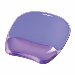 Fellowes Crystal Mouse & Wrist Pad gel purple