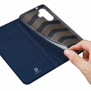 Dux Ducis SKIN PRO lompakkosuojakuori Samsung A15 5G sininen