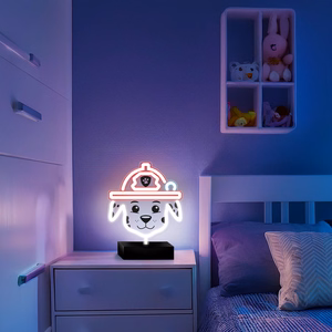 Neon LED jalustalla Paw Patrol - Marshall OW-120646