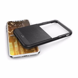 X-Doria Dash Leather suojakuori laitteelle iPhone X, musta