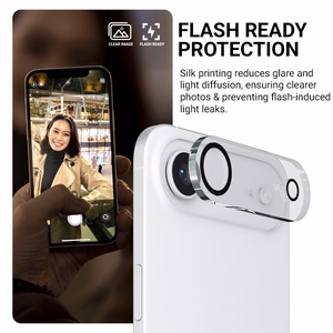 Crong Lens Shield kameran linssien lasisuoja iPhone 17 -laitteelle