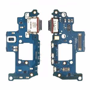 Latausliitin yhteensopiva Samsung S721 S24 FE:n kanssa flex-kaapelilla / hopea OEM