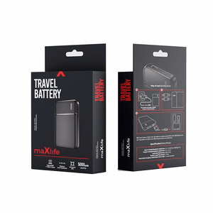 Maxlife varavirtalähde MXPB-01 5000 mAh musta
