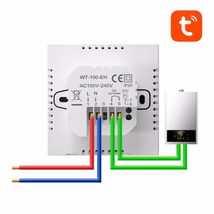 Avatto ZWT100 3A ZigBee älykäs käyttövesikattilan termostaat TUYA