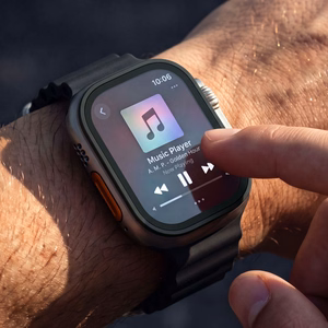 Tech-Protect 2-Pack Karkaistu Lasi Apple Watch Ultra 49mm - Musta