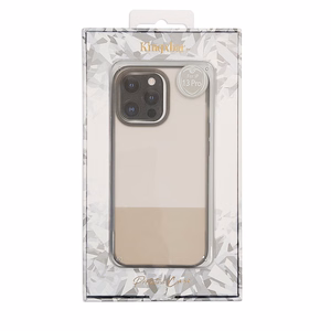 Kingxbar Plain Series tapauksessa kansi iPhone 13 Pro Max silikoni tapauksessa harmaa