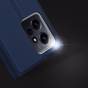 Dux Ducis Skin Pro Suojakuori Xiaomi Redmi Note 12:lle läppäkansi kortti Lompakko jalusta sininen